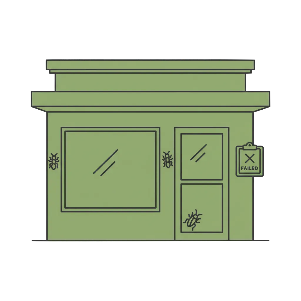 Commercial property that needs professional pest control